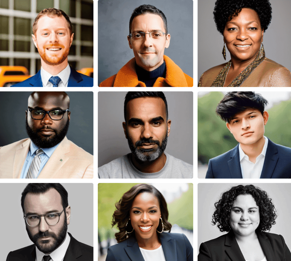 ProPhotos AI-Generated LinkedIn Photo Examples