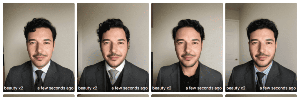 HeadshotGenerator.io Results after Selection