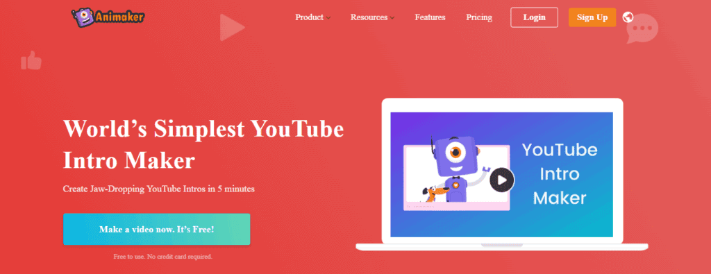 Animaker YouTube Intro Maker