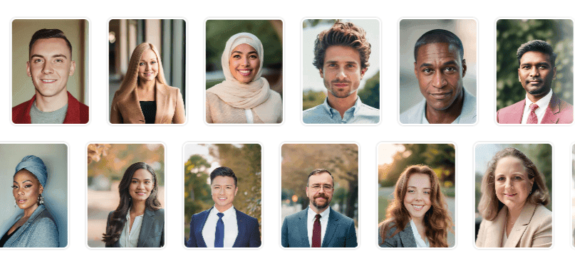 Aragon AI AI-Generated Headshots Examples