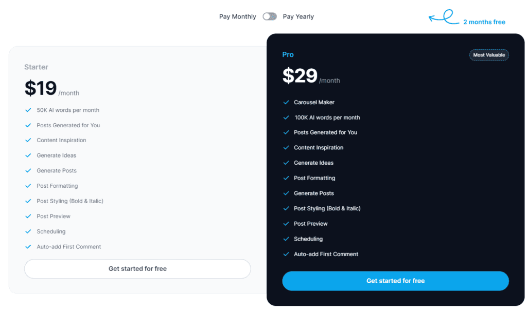 Supergrow.ai Pricing