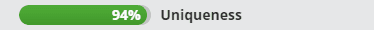 Spin Rewriter Uniqueness Score