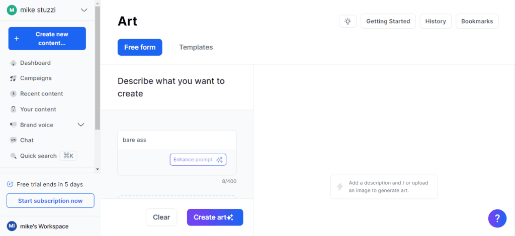 Jasper Art Review: Art page