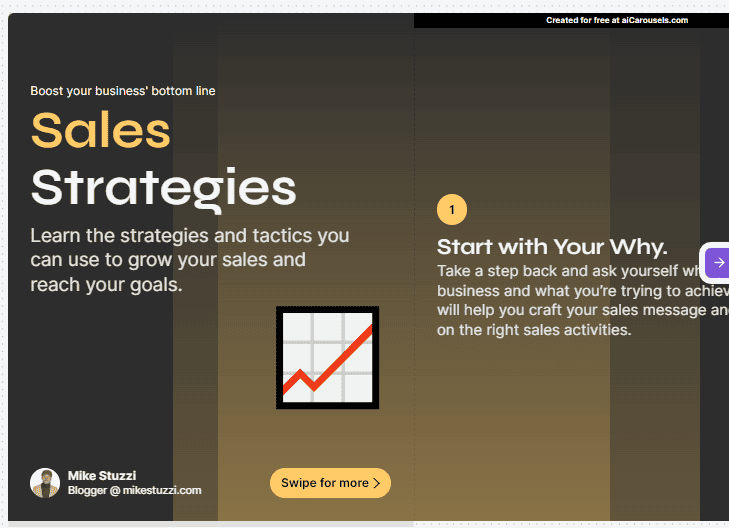 aiCarousels LinkedIn Carousel Example