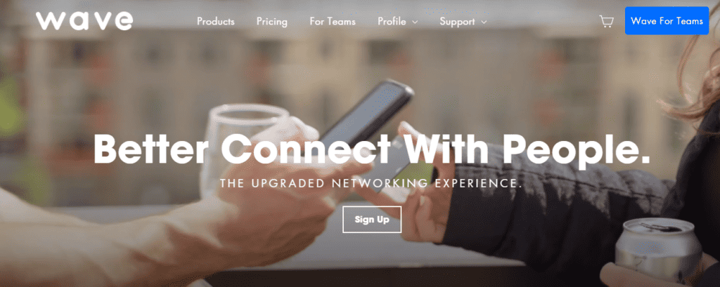 Wave Connect Digital Business Card App