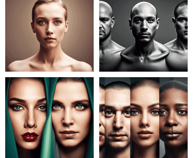 Jasper Art Example - Human Faces