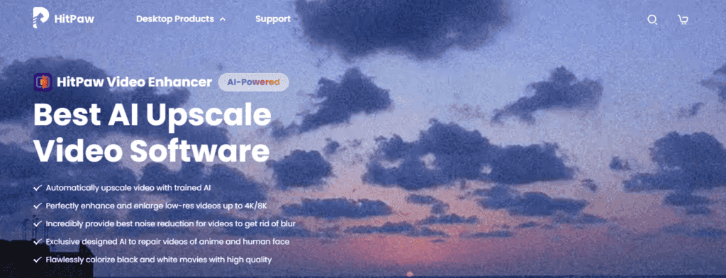 HitPaw AI Upscale Video Software