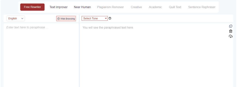 Paraphrasing Tool AI