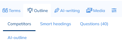 NeuronWriter Outline Builder