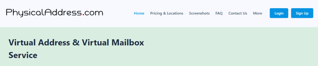 Physical Address - Virtual Mailbox