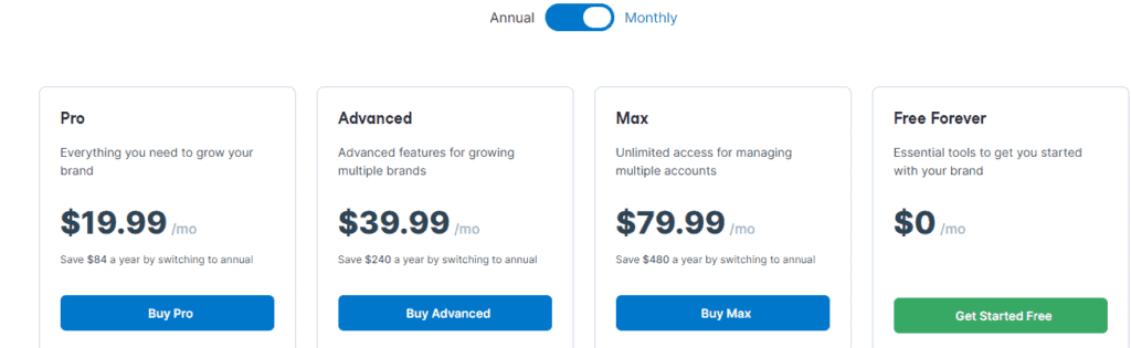 Tailwind App Pricing