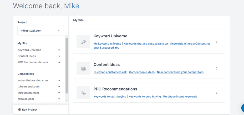 Campaign Dashboard SpyFu