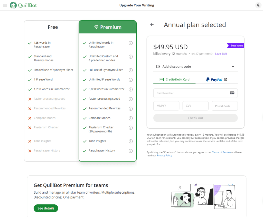 QuillBot-Pricing-Plans-Upgrade-to-Premium