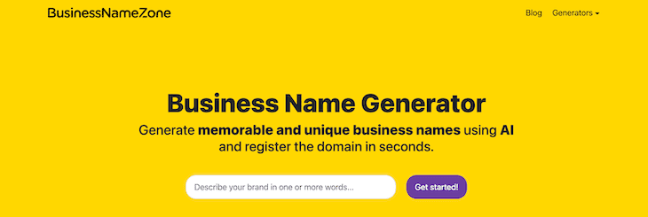 BusinessNameZone