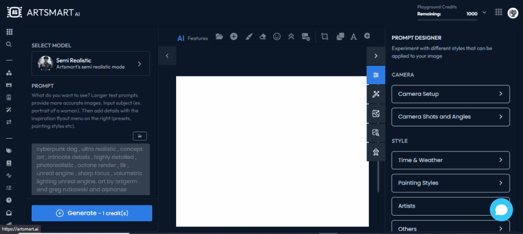 ArtSmart AI Playground