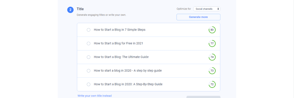 Anyword Generated Title Examples