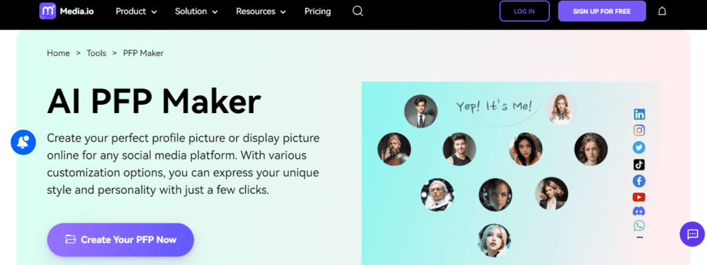 Media.io AI PFP Maker