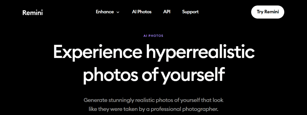 Remini AI Photos