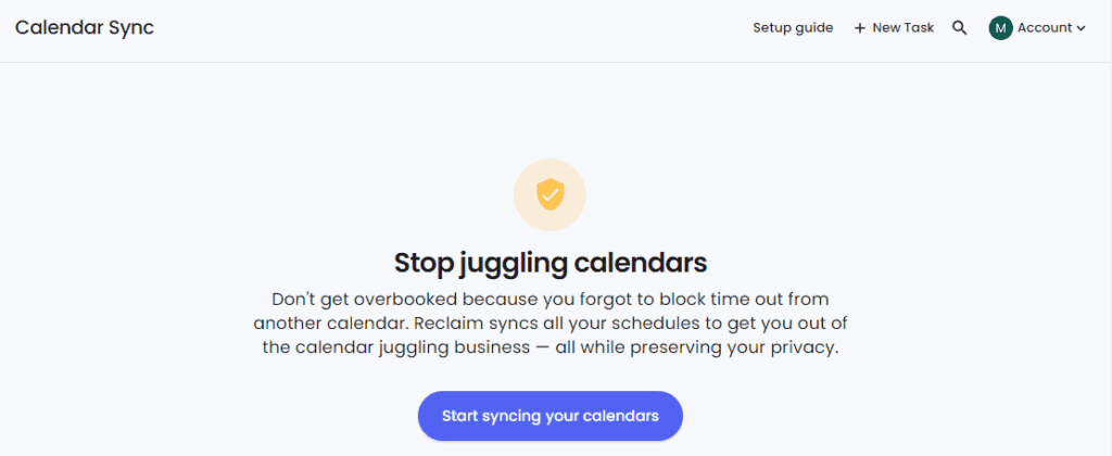 Calendar Sync - Reclaim AI