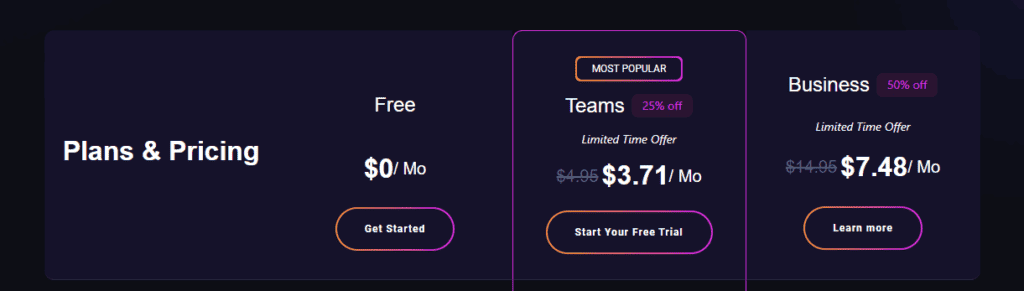 KADO Networks Pricing