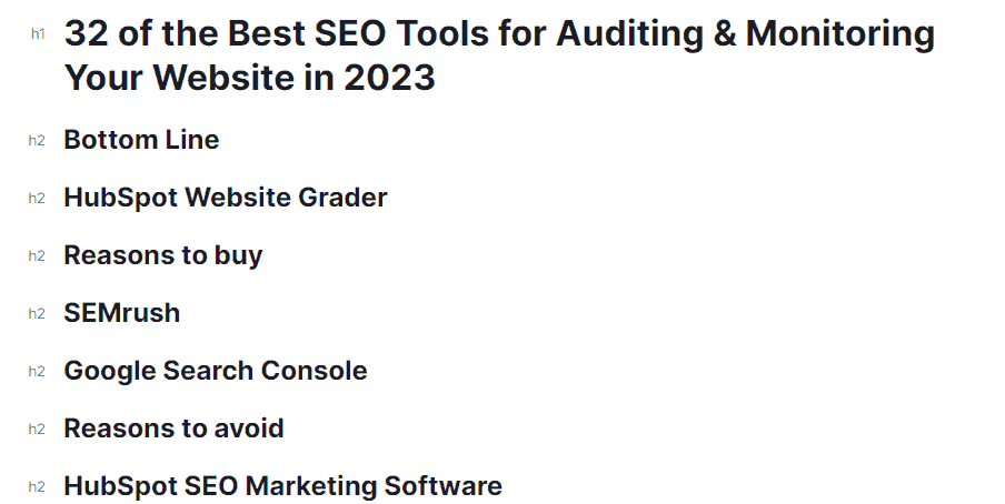 Surfer SEO - Outline - best SEO tools