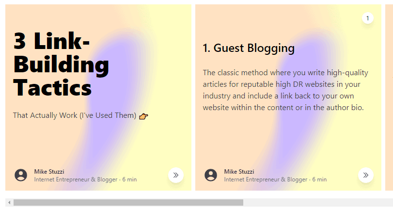 Inlytics LinkedIn Carousel Example