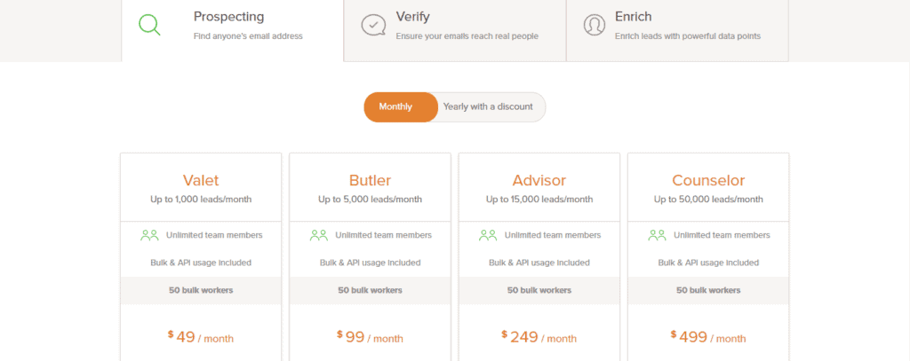 Voila Nobert Pricing