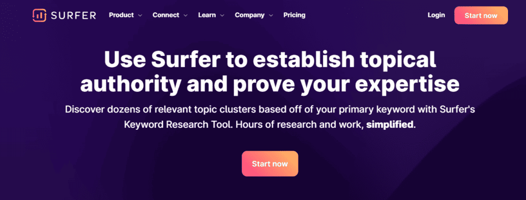 Surfer Keyword Research Tool