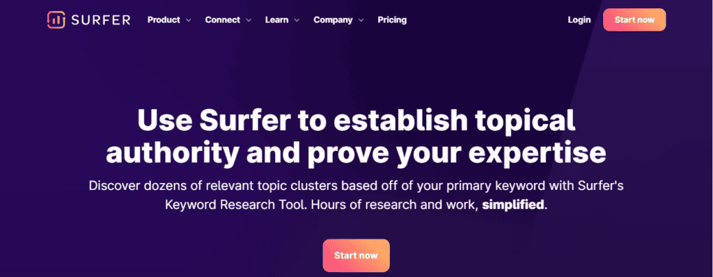 Surfer - Keyword Research Tool
