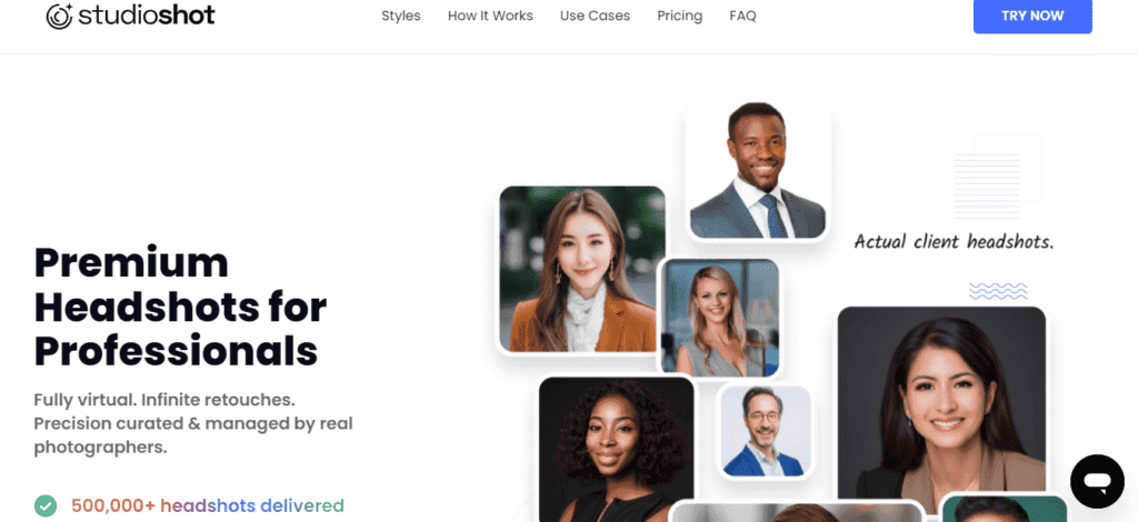 StudioShot - Premium headshots from anywhere