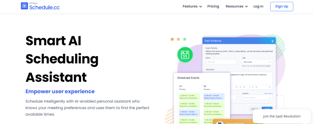 Schedule.cc AI Assistant
