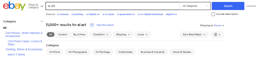 eBay - AI Art