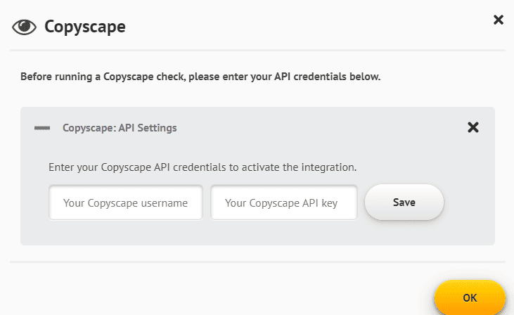 Intégration de Copyscape avec Spin Rewriter
