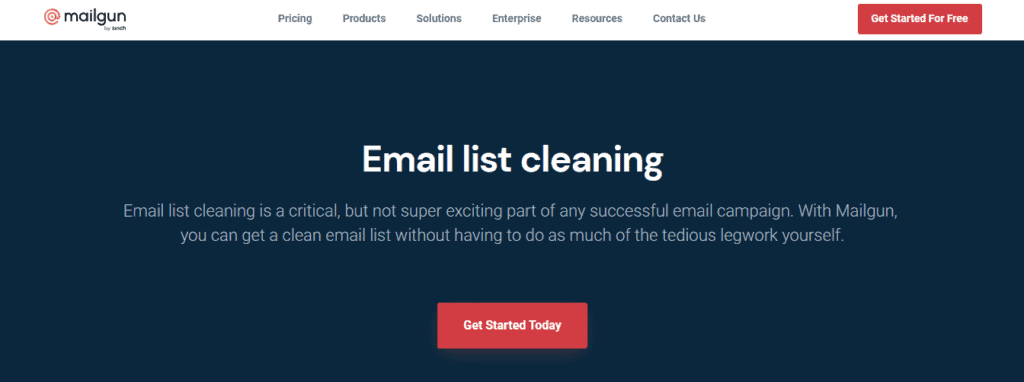 Mailgun - تنظيف قائمة البريد الإلكتروني