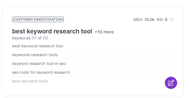 Surfer SEO Keyword-Research - Best Keyword Tool