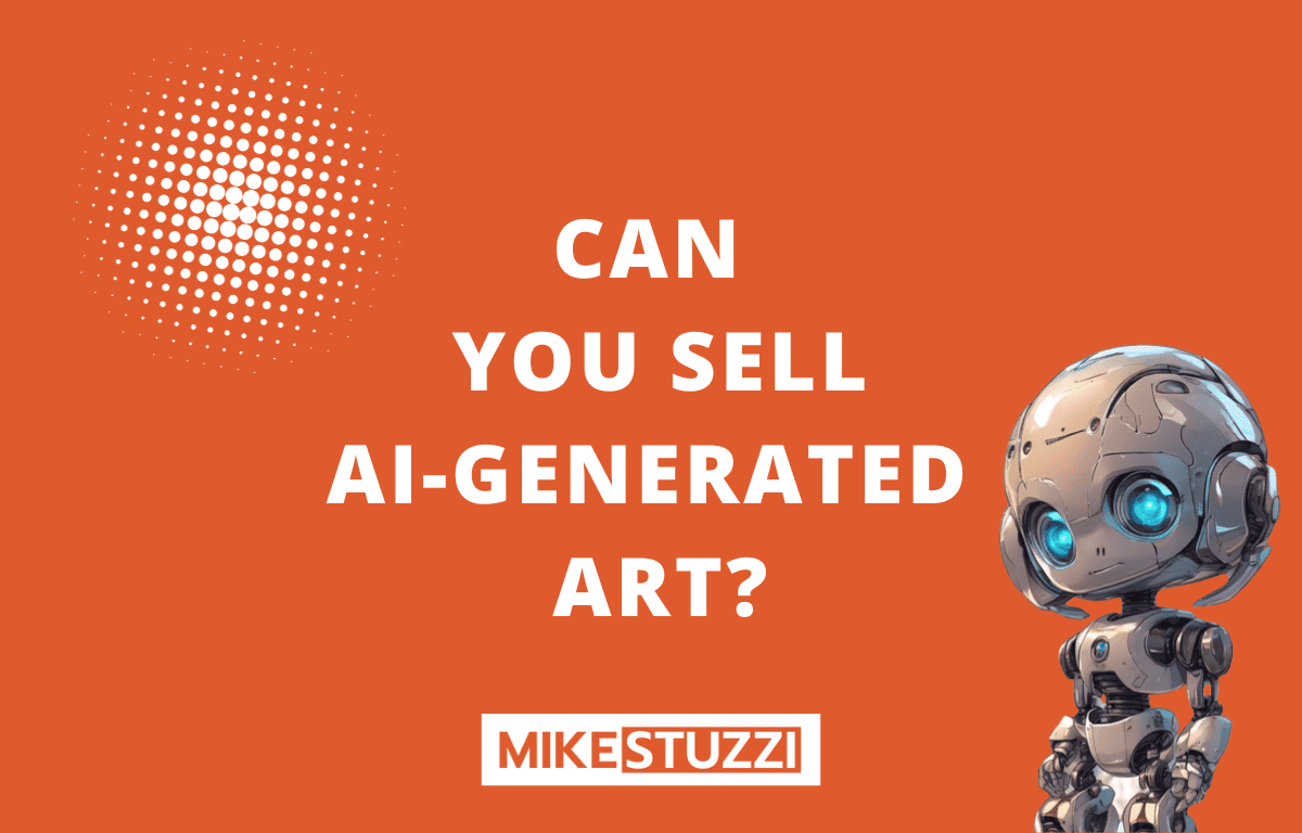 Você pode vender arte gerada por IA