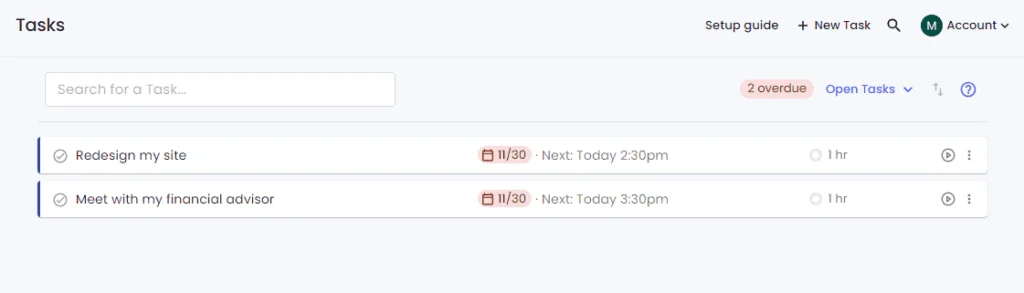 Tasks - Reclaim AI