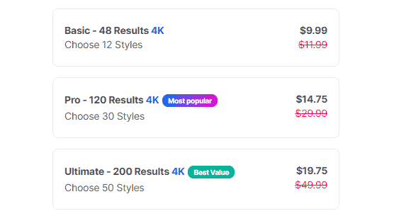 TheDream.ai AI Profile Picture Pricing.png