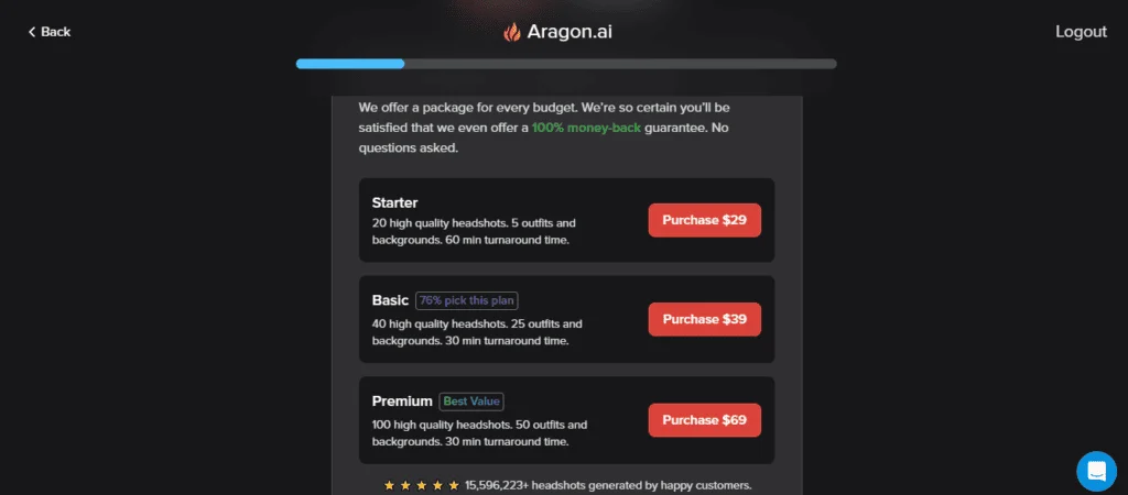 Aragon AI 套餐选择